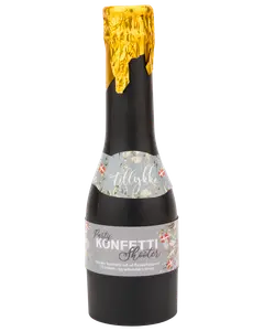 Konfettiflaske – Multifarvet Konfetti
