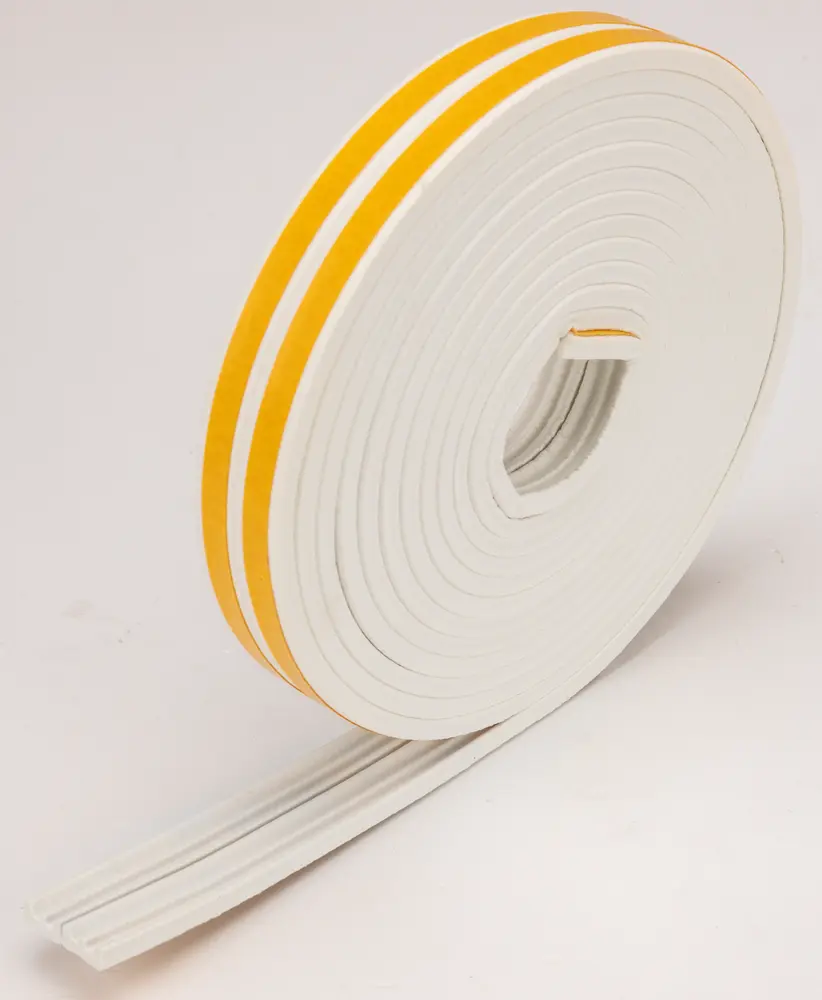 Tætningsliste 6 meter - E 4x10 mm