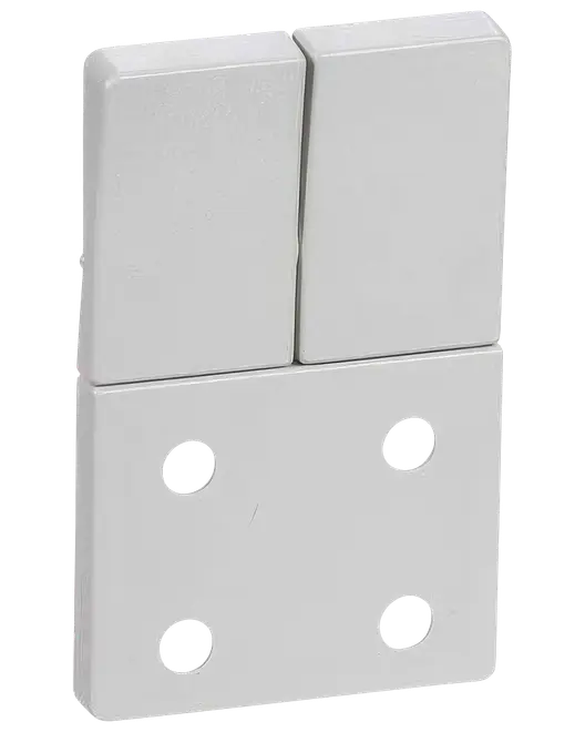 LK FUGA Tangent stikkontakt 1½ dobbelt - lysegrå