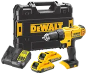 DeWALT Bore-/skruemaskine 18V, 2x2Ah batteri og lader