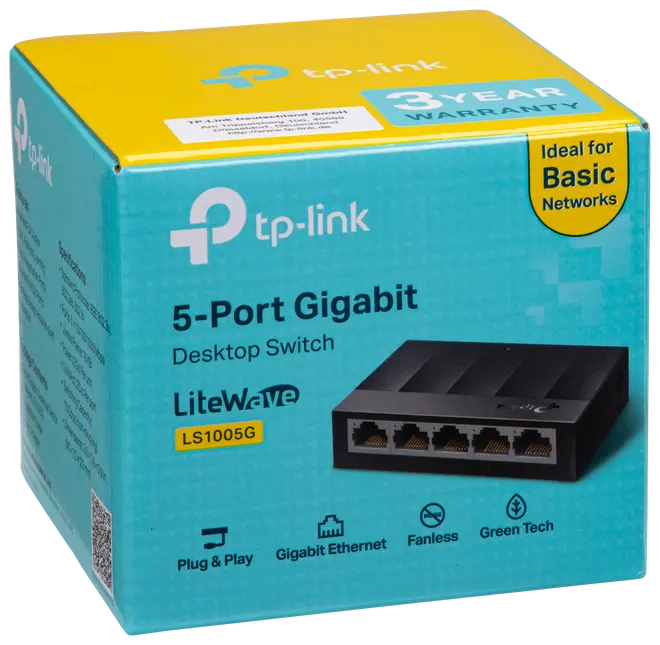 tp-link Gigabit Switch 5-porte