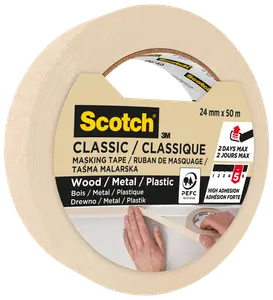 Scotch® maskeringstejp 50 meter x 24 mm