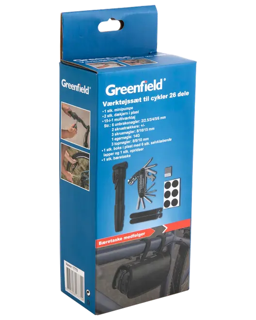 Værktøjssæt til cykler 26 dele