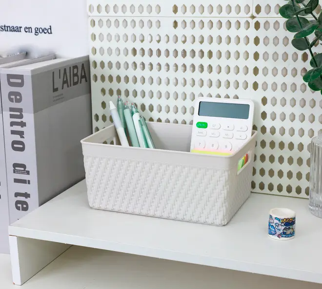 Plastkorg liten - grå