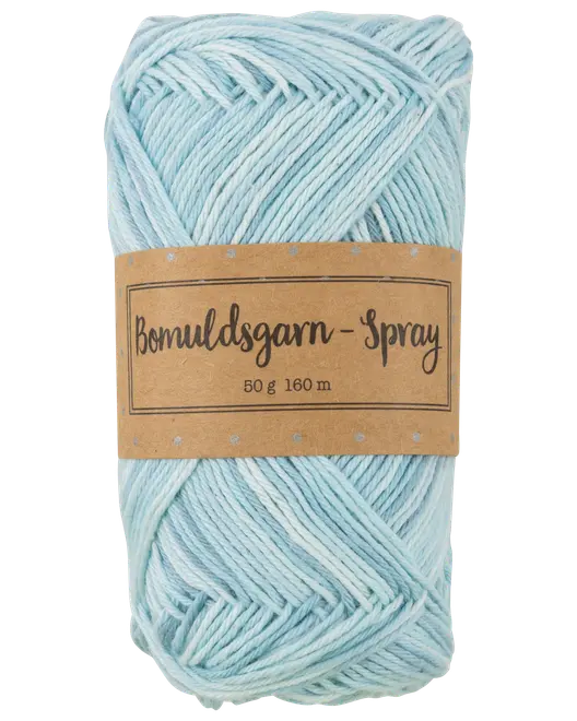 Cotton print garn 50 g - ass. farver