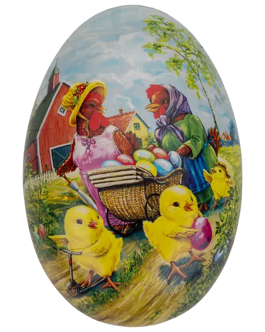 Påskägg 15 cm 3-pack