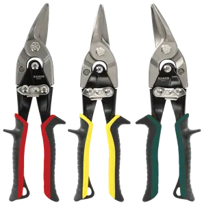 Bahco plåtsax 3-pack