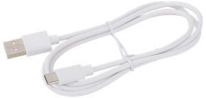 Sinox usb-c kabel vit 1 m