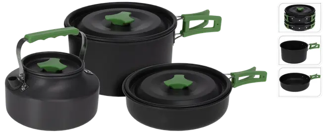 Kasserollesæt til camping