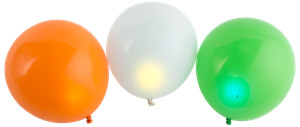 LED-ballon 3-pak - assorterede farver