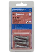 Arvid Nilsson Fransk skrue 8 x 40 mm 4-pak