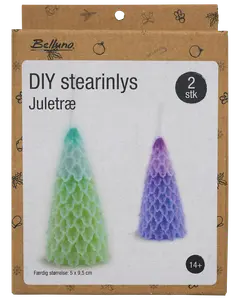 DIY Stearinljus Julgran