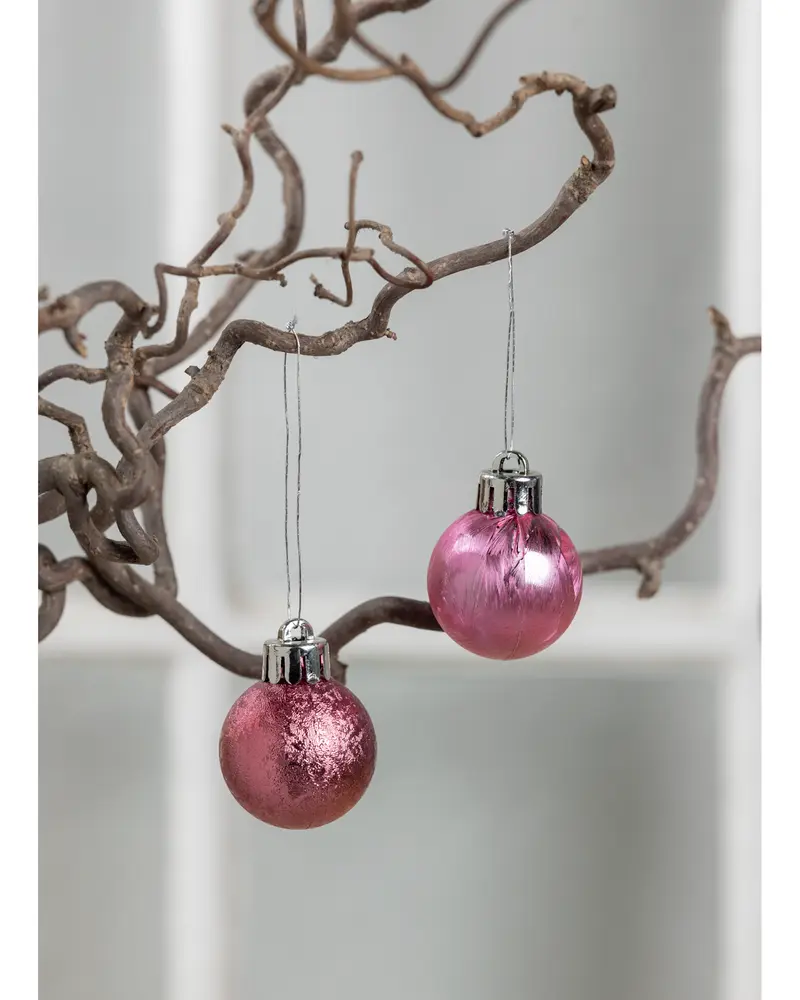 Julkulor rosa 16-pack 