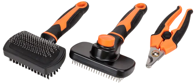 Hundeplejesæt i 3 dele