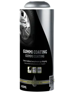 Droppen Droppen Gummi coating 400 ml -  sort mat