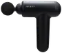 Sort håndholdt massagepistol med rundt skumhoved, ergonomisk håndtag og "INFINITY" logo på siden. Velegnet til muskelafslapning og dybdegående massage.