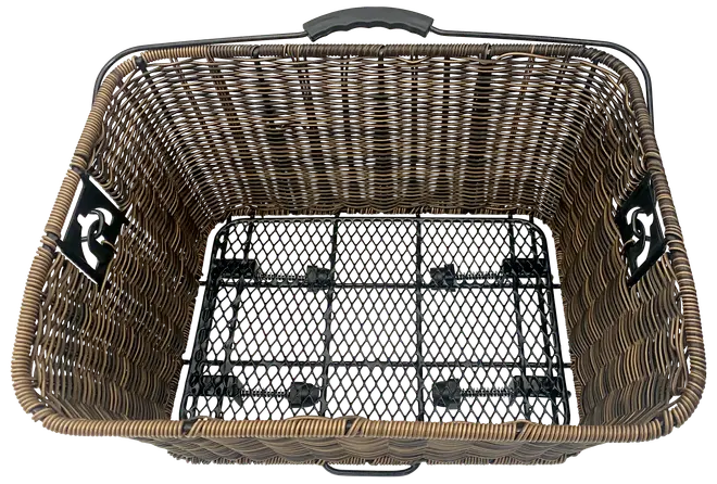 CYKELKORG FLÄTAD PAKETHÅLLARE