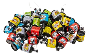 Trækbombe Partypoppers 40-pak