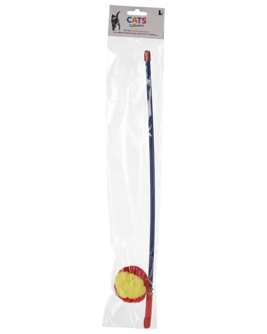 Kattelegetøj pind L. 45 cm - Ass. farve