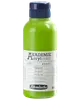 Schmincke Akademie akrylfärg, koppar, 250 ml flaska med blått skruvlock och vit etikett. Passar konstnärer som vill ha metallisk akrylfärg.