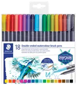 Staedtler Design Journey Dobbelttusser brush 18pak