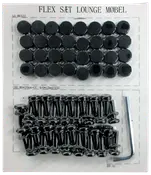 Skruvset för loungegrupp 41915