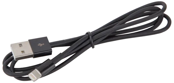 Sinox lightningkabel svart 1 m