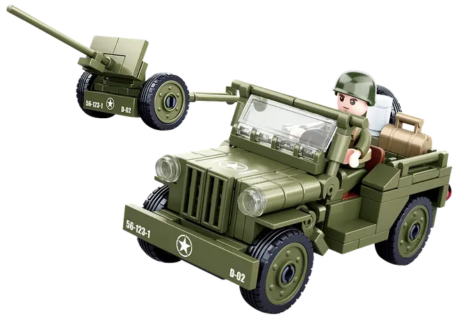 Sluban Army Jeep M38-B0853 - 143 dele