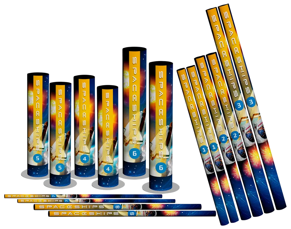 COSMOS Spaceships sortiment 16 dele