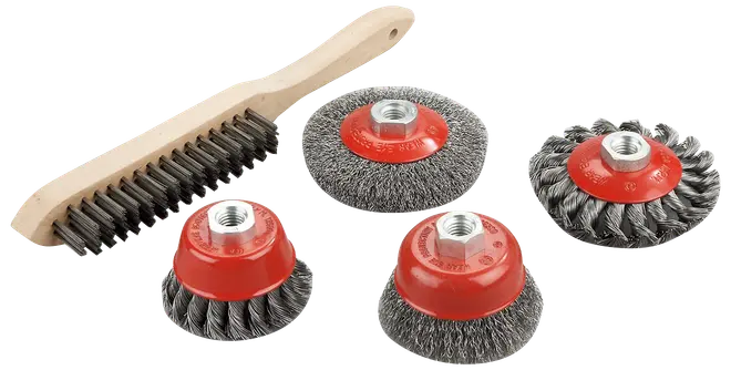 Mitsutomo Stålbørstesæt 5 dele