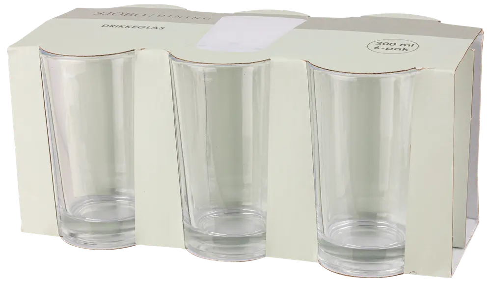 Dricksglas 200 ml 6-pack
