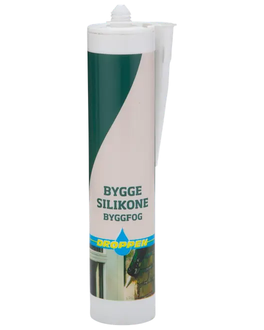 Droppen Byggesilikone 300 ml - klar