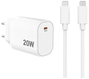 VANDENBERG Snabbladdare 20W - USB-C-kabel