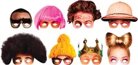 Selfiemasker, 8-pack med olika varianter