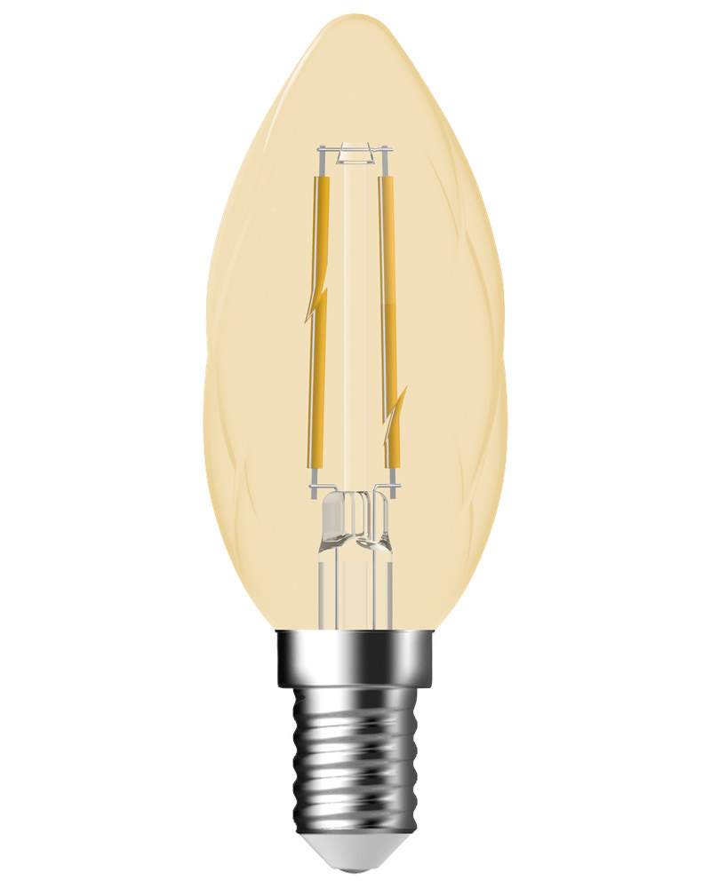 Cosna LED kronlampa guld 4W E14 