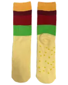 Sokker med madmotiver, Burger