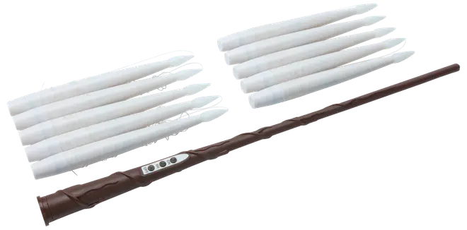 LED stearinlys med tryllestav