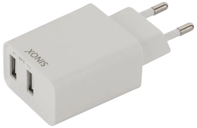 Mobiloplader 2 x USB 2,4A