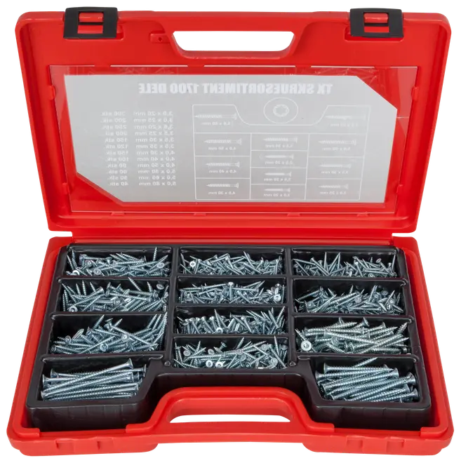 Tx skruvsortiment 1700 delar