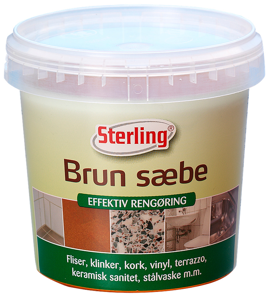 STERLING Brun sæbe gel 500 g