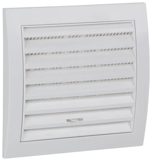 Skydeventil kvadratisk - passer til Ø100 mm