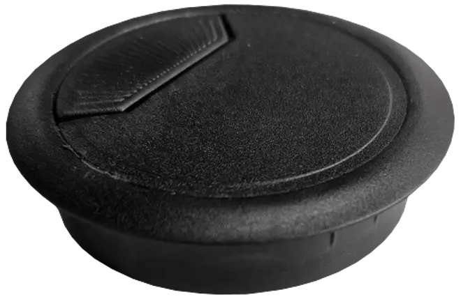 Kabelgenomföring svart Ø. 60 mm