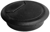 Kabelgenomföring svart Ø. 60 mm