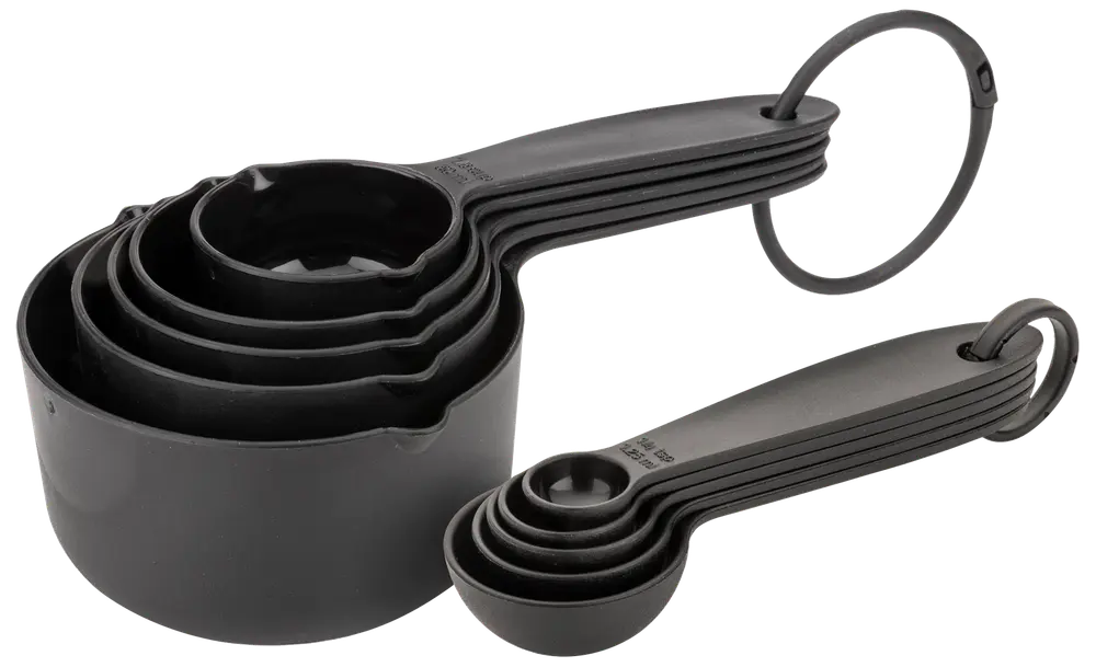 Måttsats 10 storlekar - svart