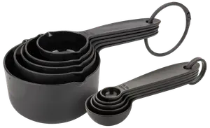 Måttsats 10 storlekar - svart