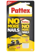 Pattex No More Nails montagelim, stærk og nem lim med øjeblikkelig vedhæftning, erstatter søm, egnet til flere materialer, 70% stærkere på 12 timer, 50g tube.