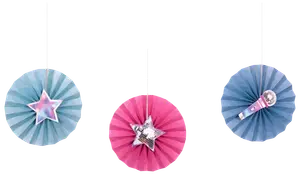 Disco dekorationer i papp 3-pack