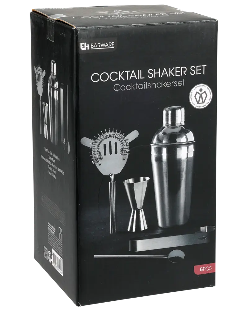 Cocktailshaker set 5 delar