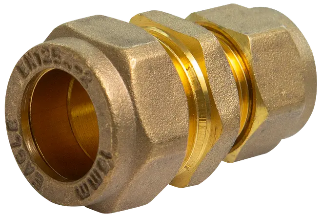 Klämringskoppling rak 15x12mm