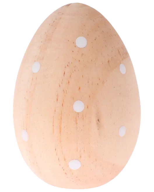 Påskägg i trä - 5,5 cm
